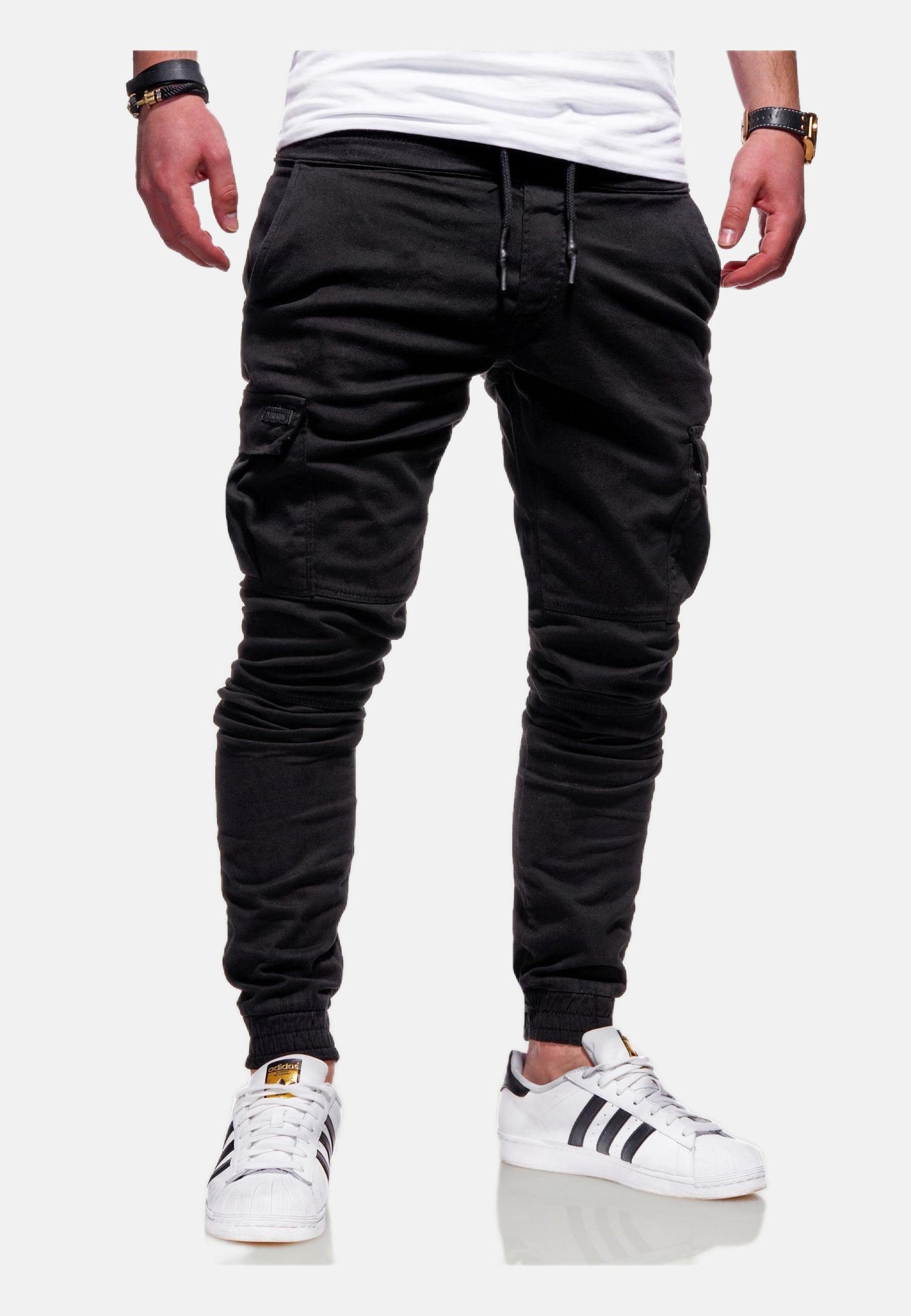 behype Cargohose LANE mit elastischem Bund günstig online kaufen