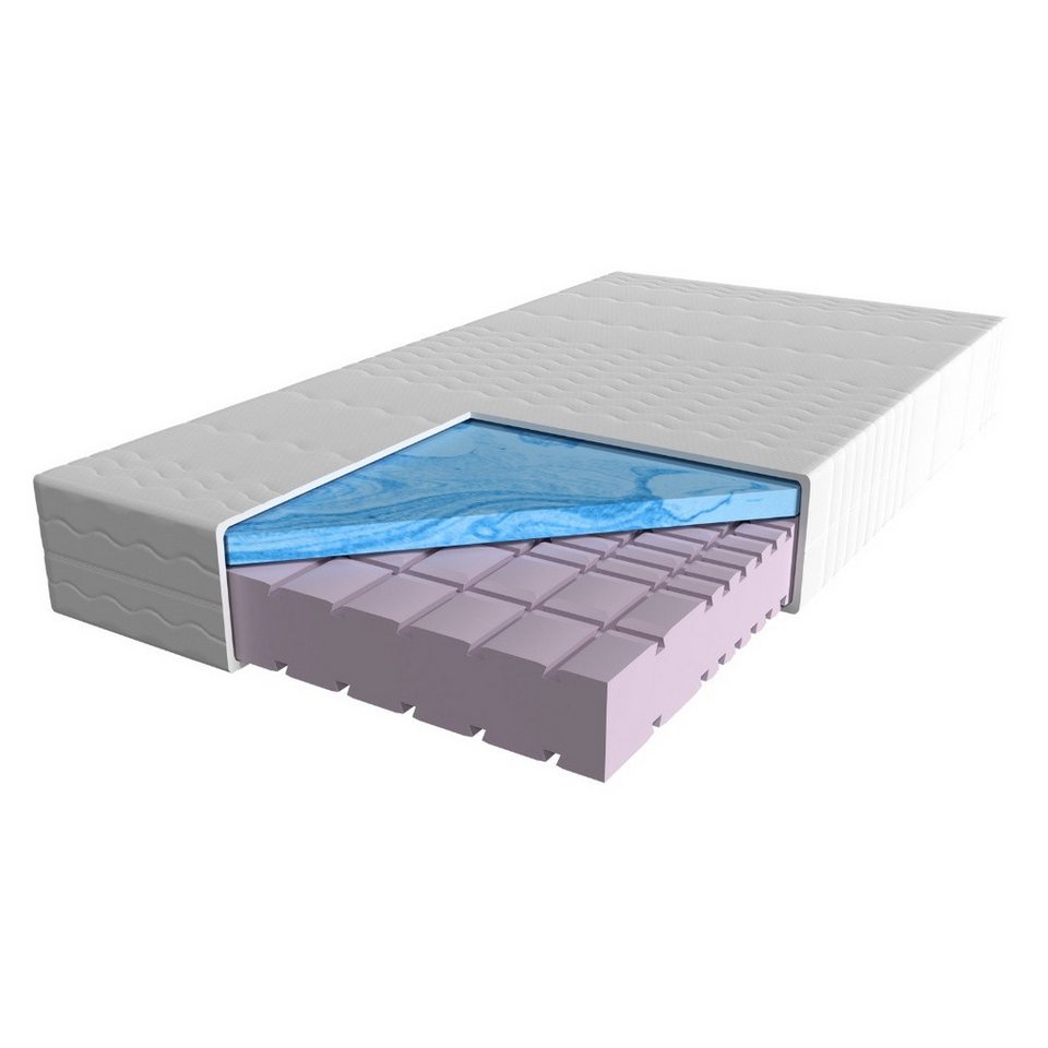 Gelschaummatratze »Premium 7-Zonen Gelschaummatratze«, AM Qualitätsmatratzen, 20.0 cm hoch, Raumgewicht: 50, 80×200 cm
