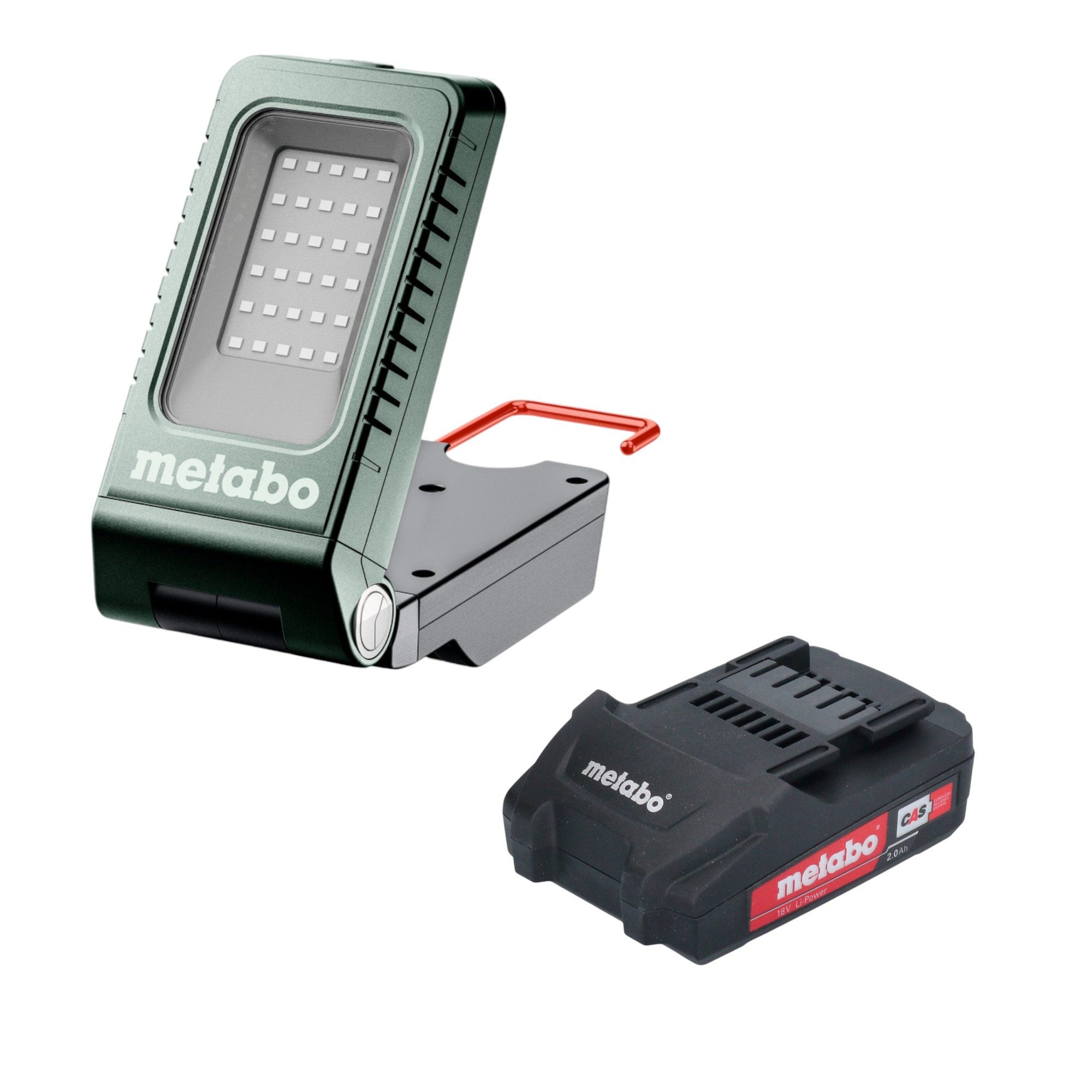 metabo Baustrahler BSA 18-1000 18 V 1000 lm + 1x Akku 2,0 Ah - ohne Ladegerät