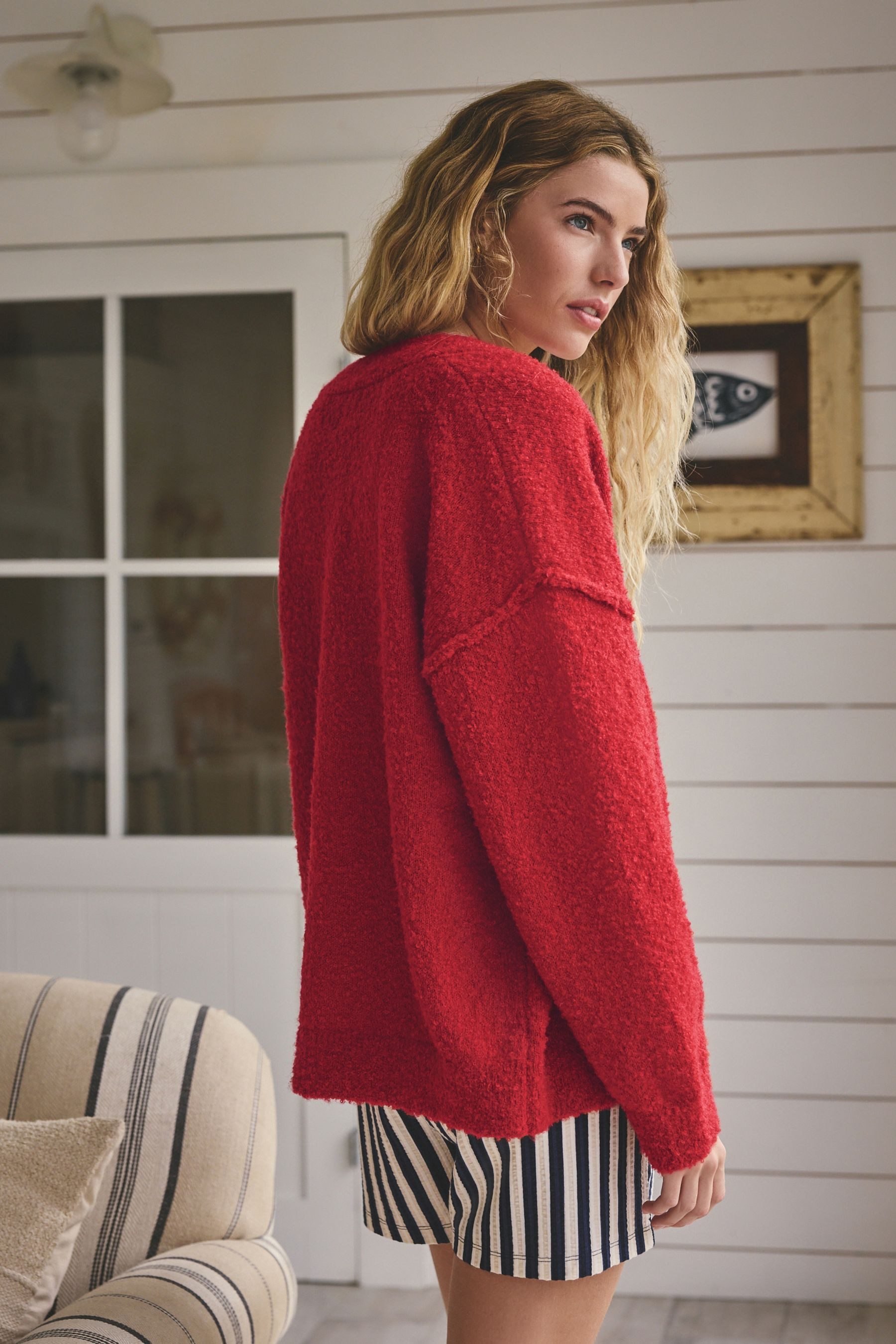 Next Strickjacke Bouclé-Strickjacke (1-tlg) günstig online kaufen