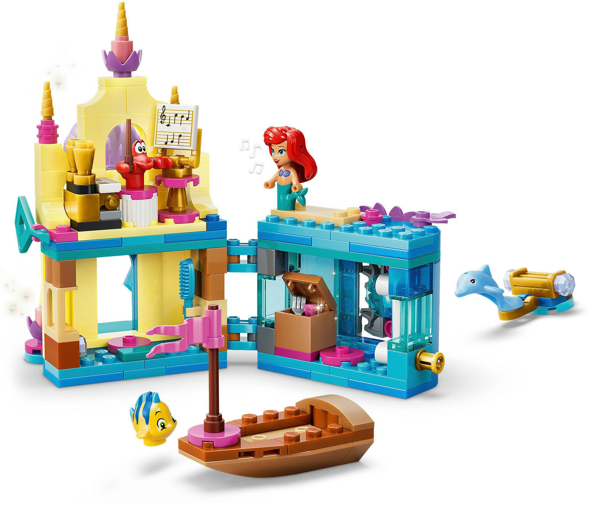 LEGO® Arielles Magisches Mini-Schloss (43285), LEGO Disney Princess Konstruktionsspielsteine, (179 St), Made in Europe – Bild 4 von 5