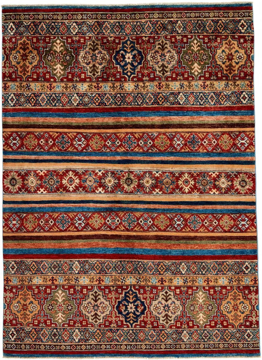 Orientteppich Arijana Handgeknüpfter Orientteppich, 152x210 5 mm Nain Trading, rechteckig, Höhe: Shaal
