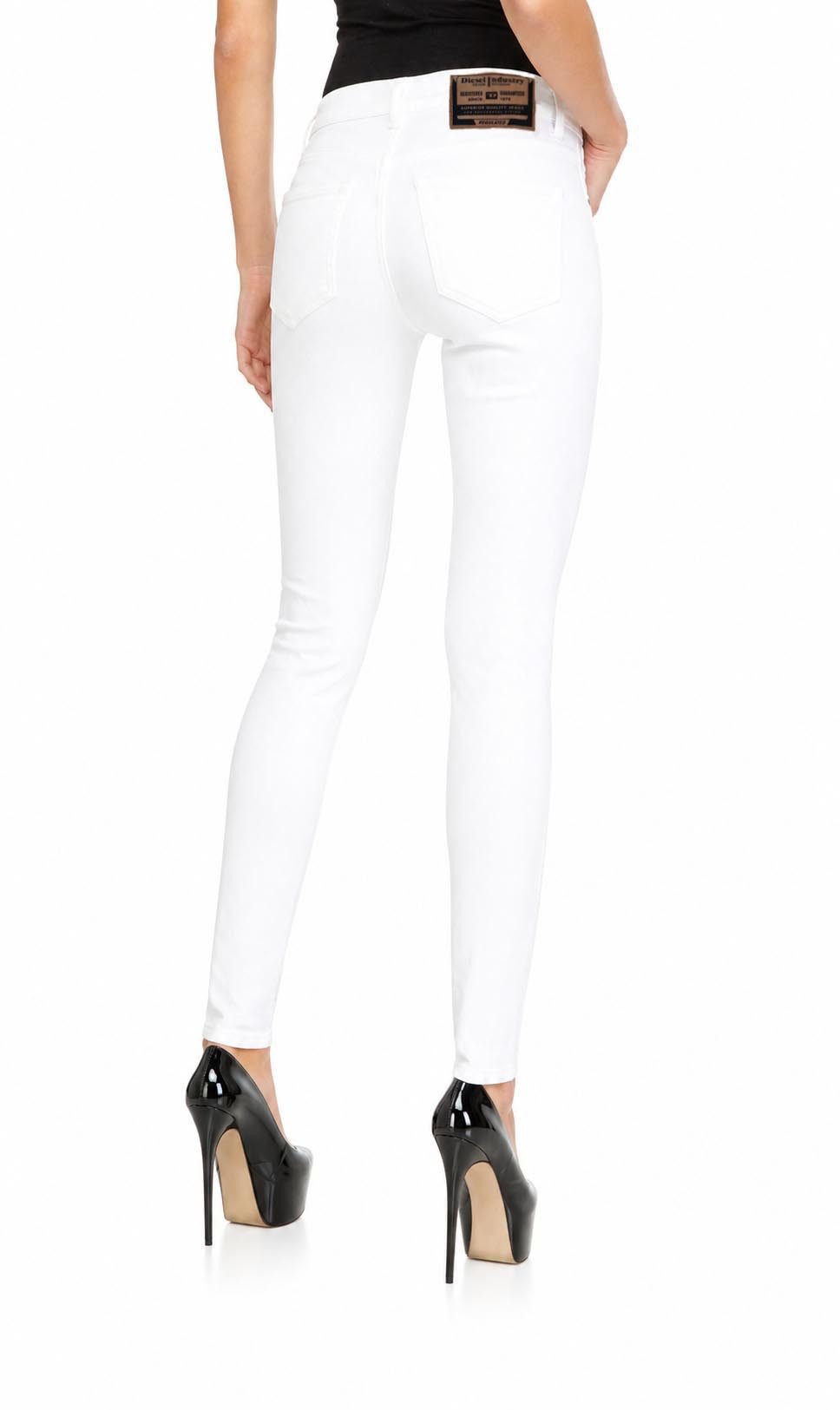 Diesel Straight-Jeans Diesel Slandy R9H25, Damen Jeans Slim Straight
