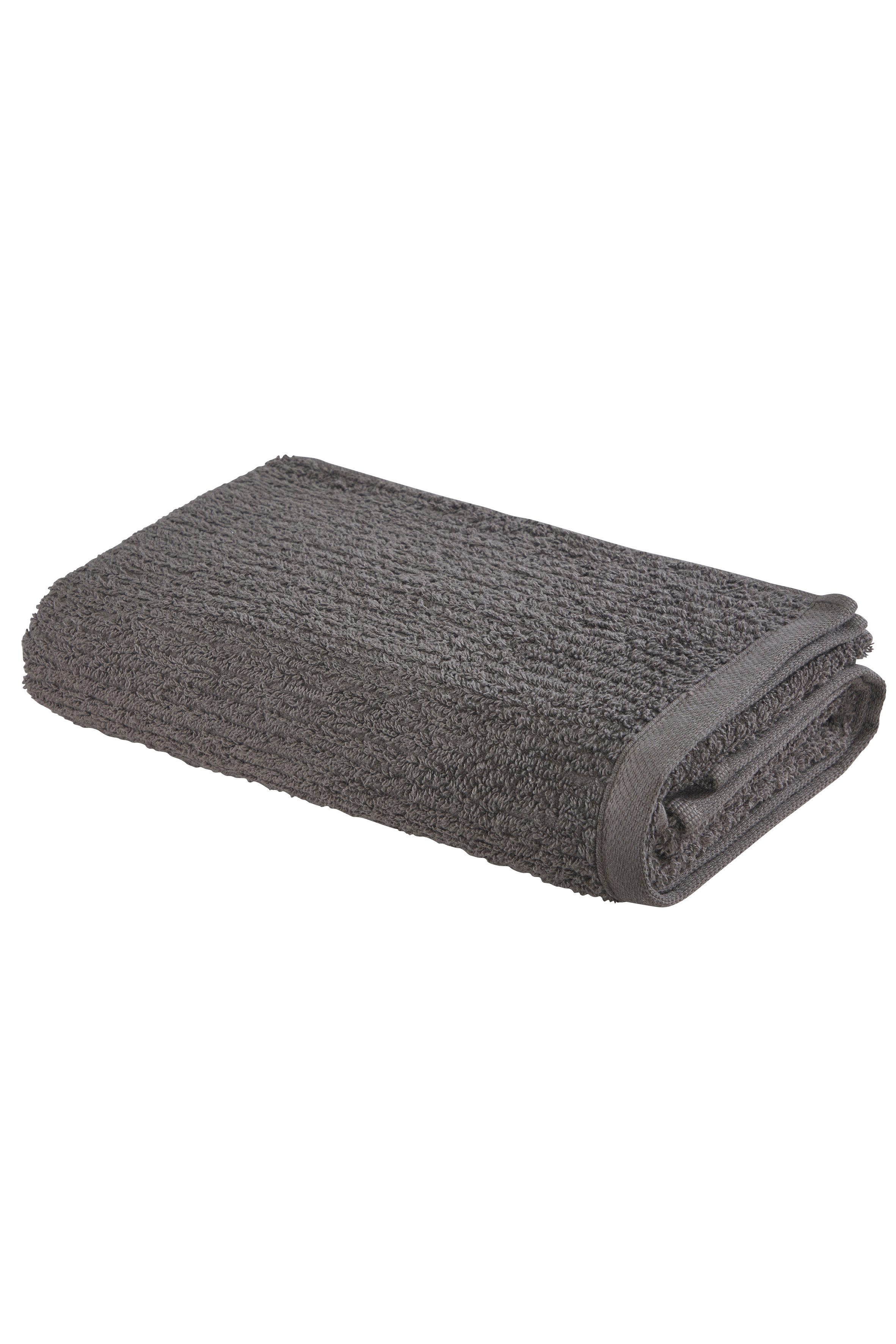 OTTO home Handtuch Riva, 50x100, Premium Handtücher, 500 gr/m², Webfrottier (1-St), Hoch-Tief-Struktur, Streifen, weich, 5 Jahre Garantie
