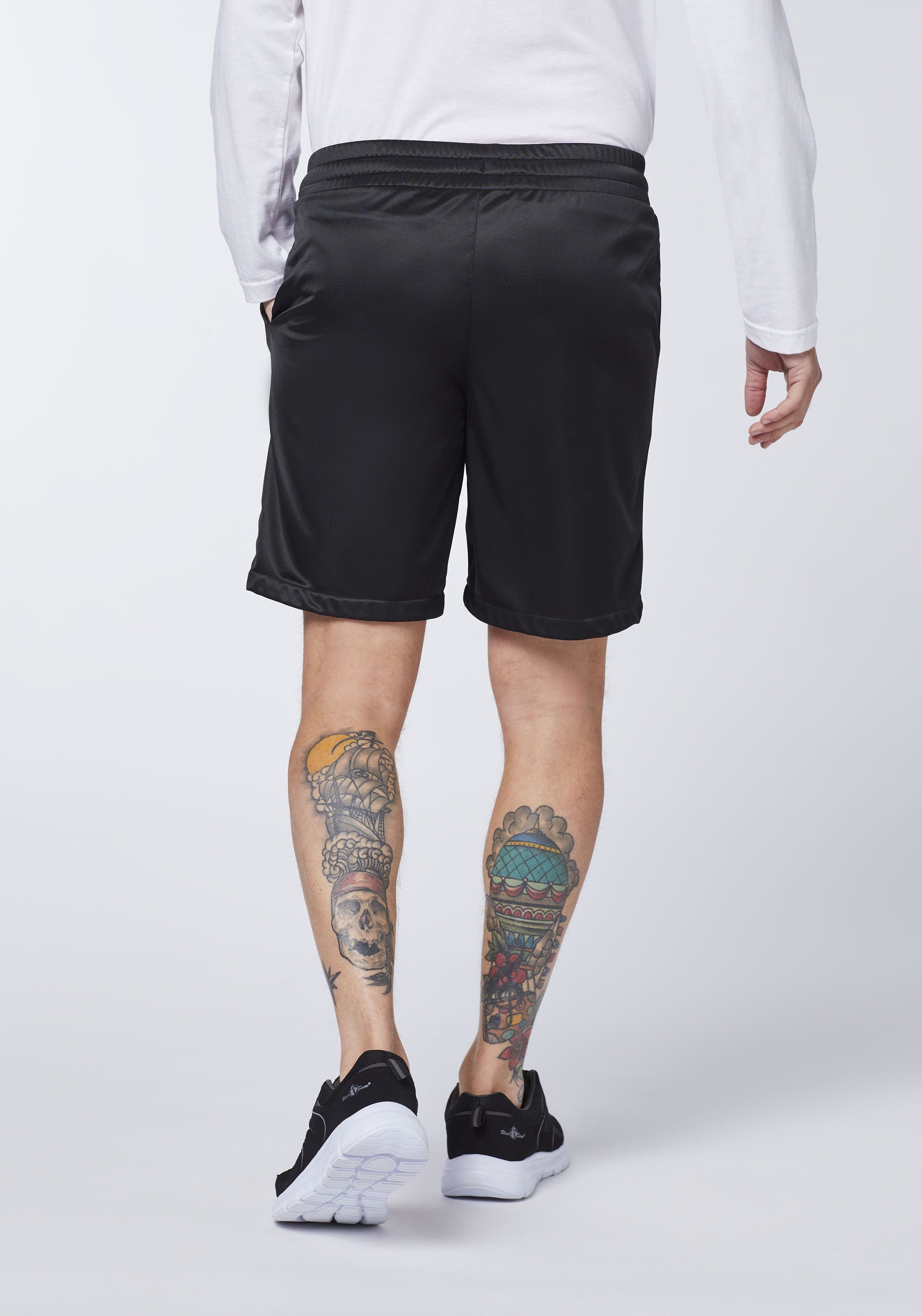 19-3911 mit seitlichem Deep Uncle Black Sweatshorts Sam Logo-Druck