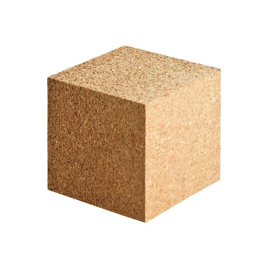 Kork Kork massiver Korkwürfel (10x10x10cm) zum Basteln & Heimwerken