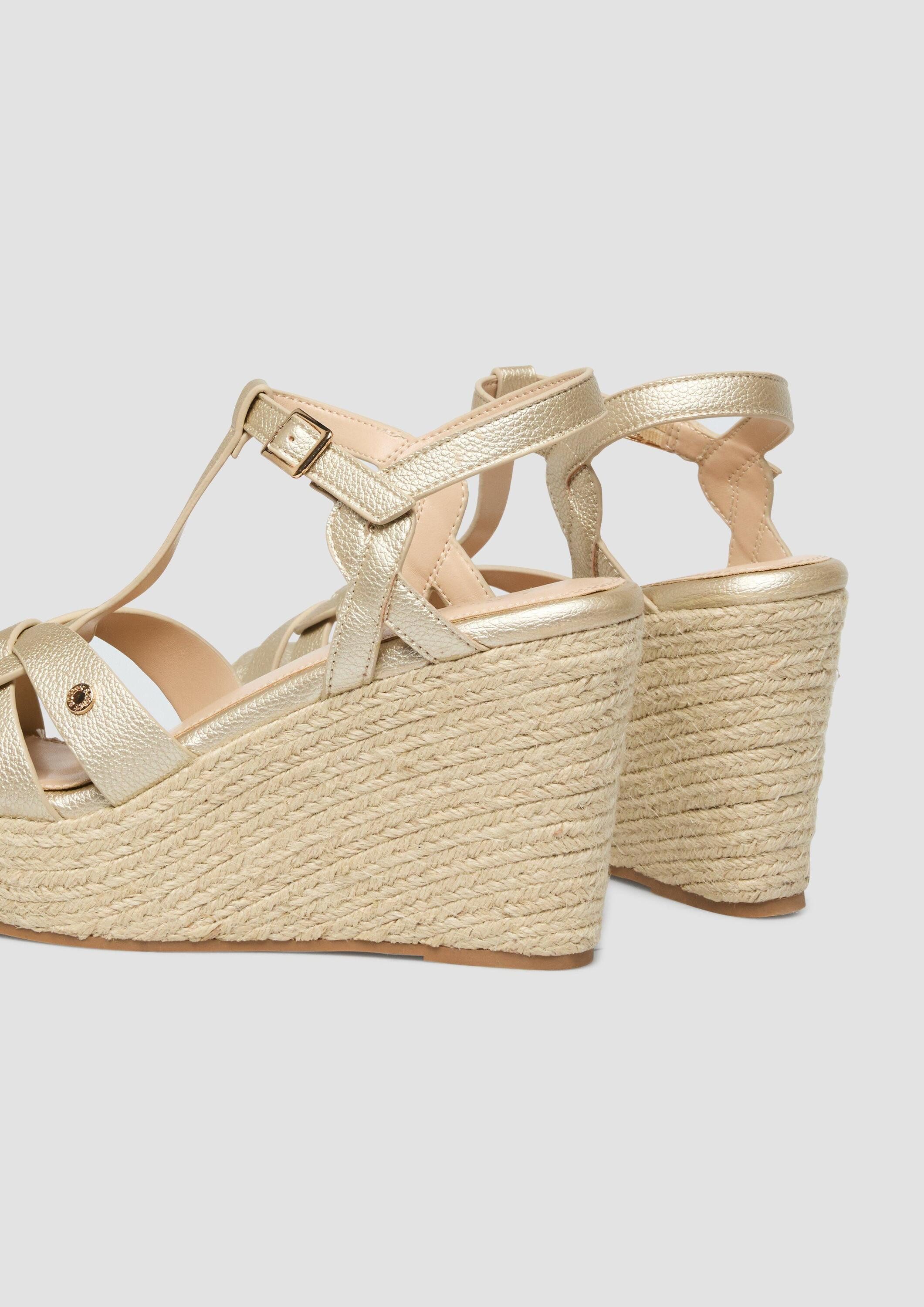 s.Oliver Pumps Sandale Sandaletten mit Keilabsatz