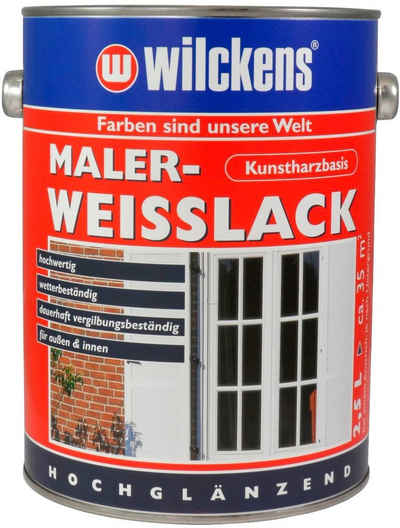 Wilckens Farben Weißlack MALER-WEISSLACK, schlag-und stoßfest