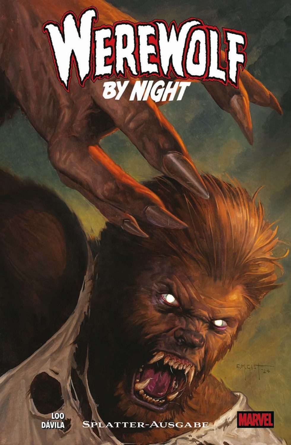 Werewolf by Night / Jason Loo, Sergio Dávila, Michael Giacchino, Adam Gorham, Ton Lima, Splatter-Ausgabe
