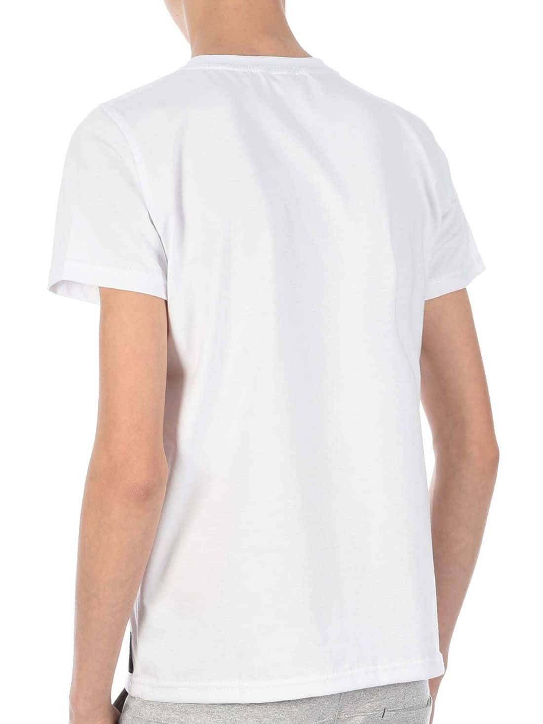 Give T-Shirt BEZLIT mit Up mit casual, (1-tlg) Weiß T-Shirt Schriftzug Never Jungen