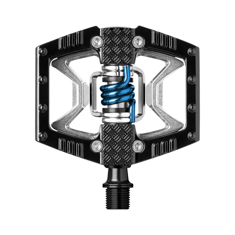 crankbrothers Klickpedale Crankbrothers Double Shot 2 Hybrid-Pedal black-raw-blue