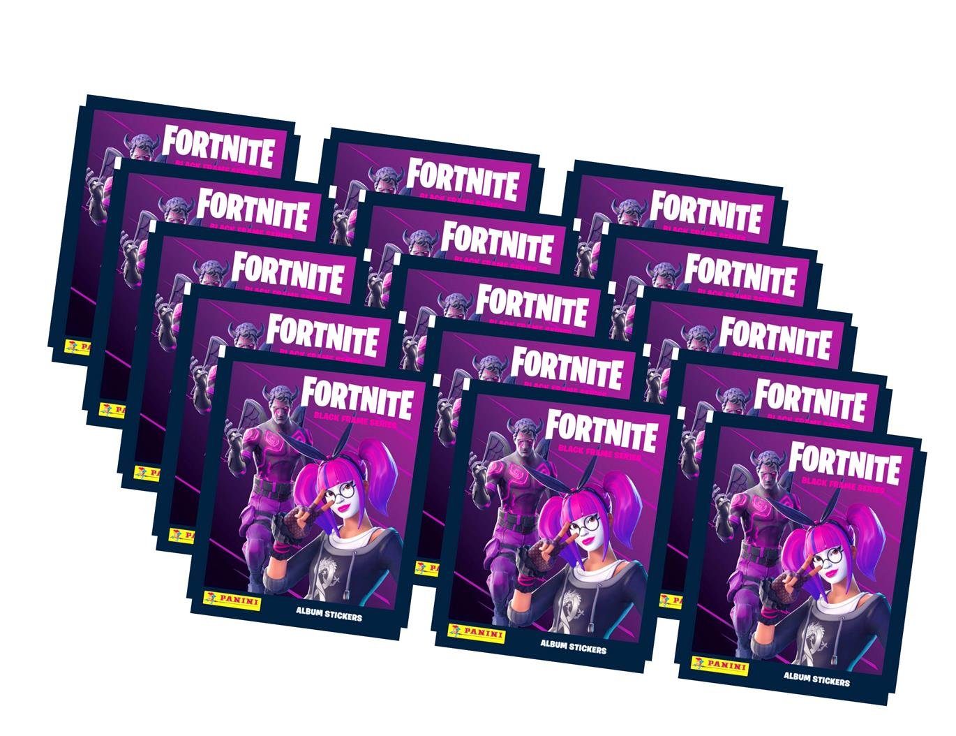 Panini Sticker Panini Fortnite 2 Black Frame Sticker (2020) - Fortnite Sammelsticker, (Set)