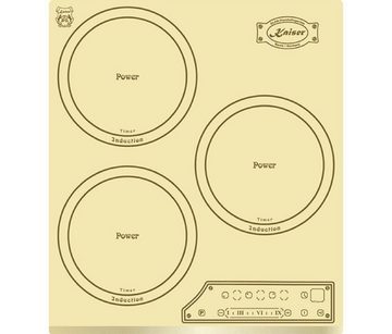 Kaiser Küchengeräte Backofen-Set EH 4796 ElfAD+KCT 4795 FI ElfAD, Retro Backofen Einbaubackofen 45 cm, Autark, 50 L+Einbau Herd, 45 cm