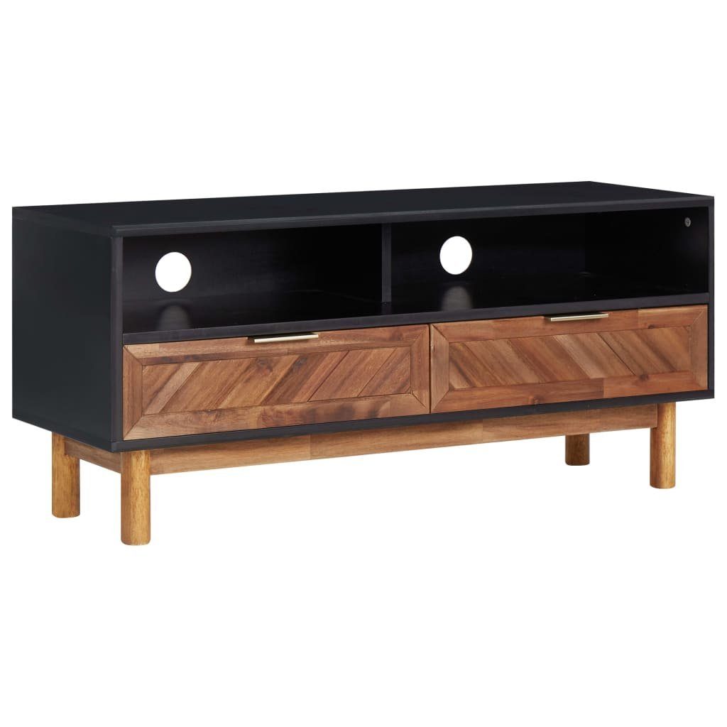 vidaXL TV-Schrank TV-Schrank 100x35x45 cm Akazie Massivholz und MDF | TV-Schränke