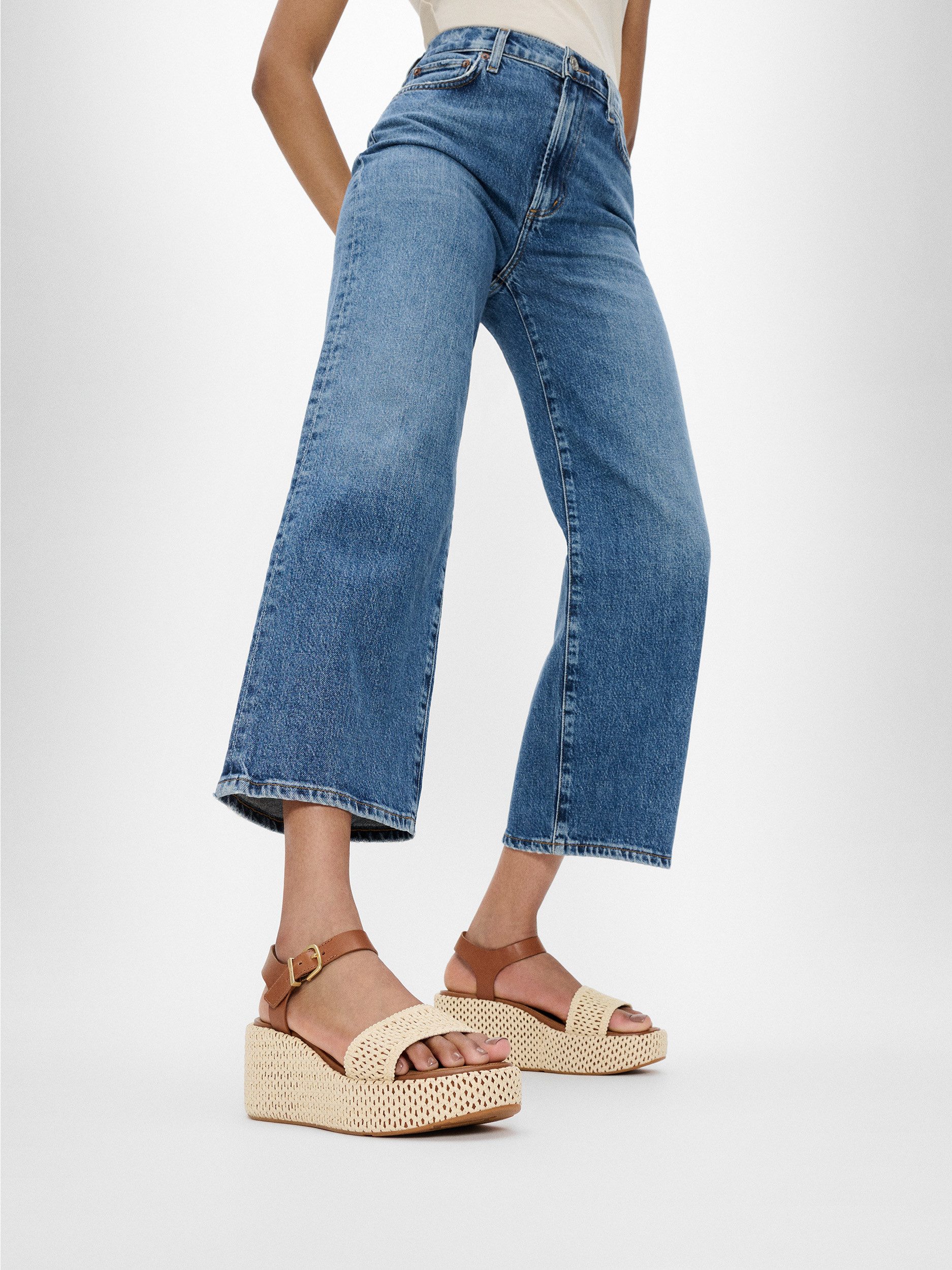 Fitflop PLATFFORMS WOVEN WEDGE Keilsandalette, Plateau günstig online kaufen