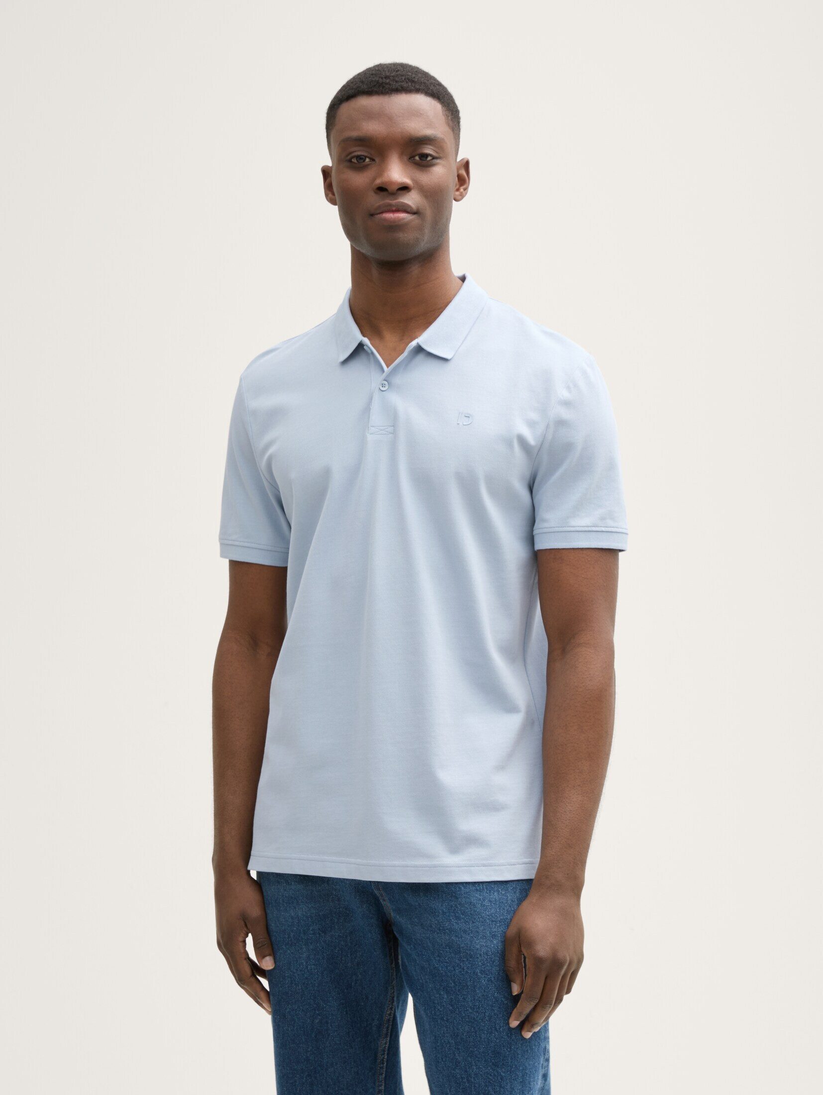 TOM TAILOR Denim Poloshirt Piqué Poloshirt günstig online kaufen