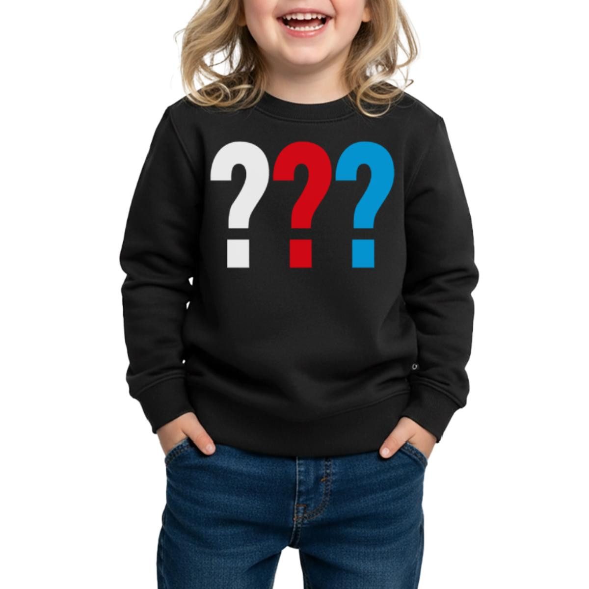 Sweatshirt Die Drei Fragezeichen Logo Kinder Premium Pullover