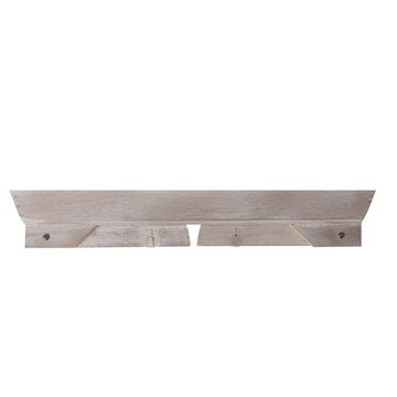 elbmöbel Tabletttisch Betttablett mit Fuß Country (FALSCH), Tabletttisch: Ablage 48x26x32 cm grau Landhausstil