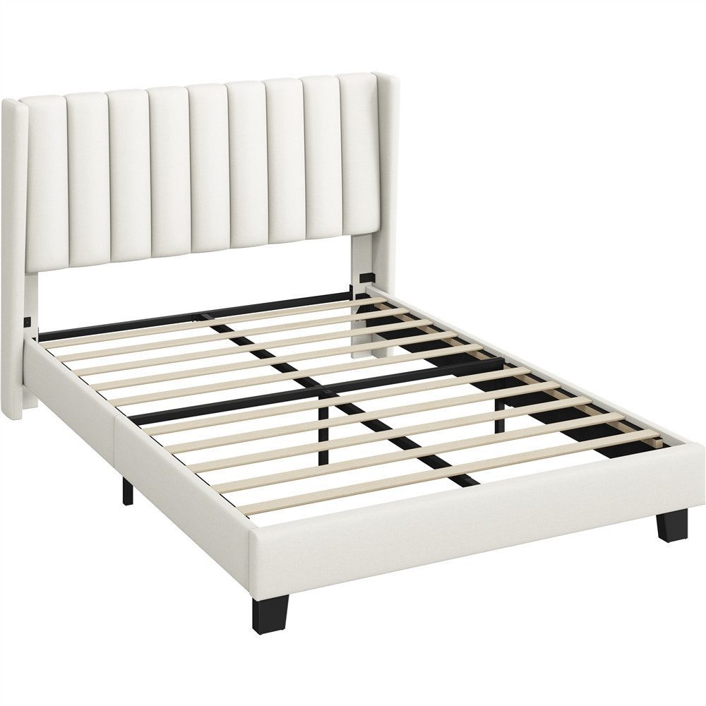 Yaheetech Polsterbett 140/160 x 200 cm, Doppelbett Familienbett Bettgestell günstig online kaufen