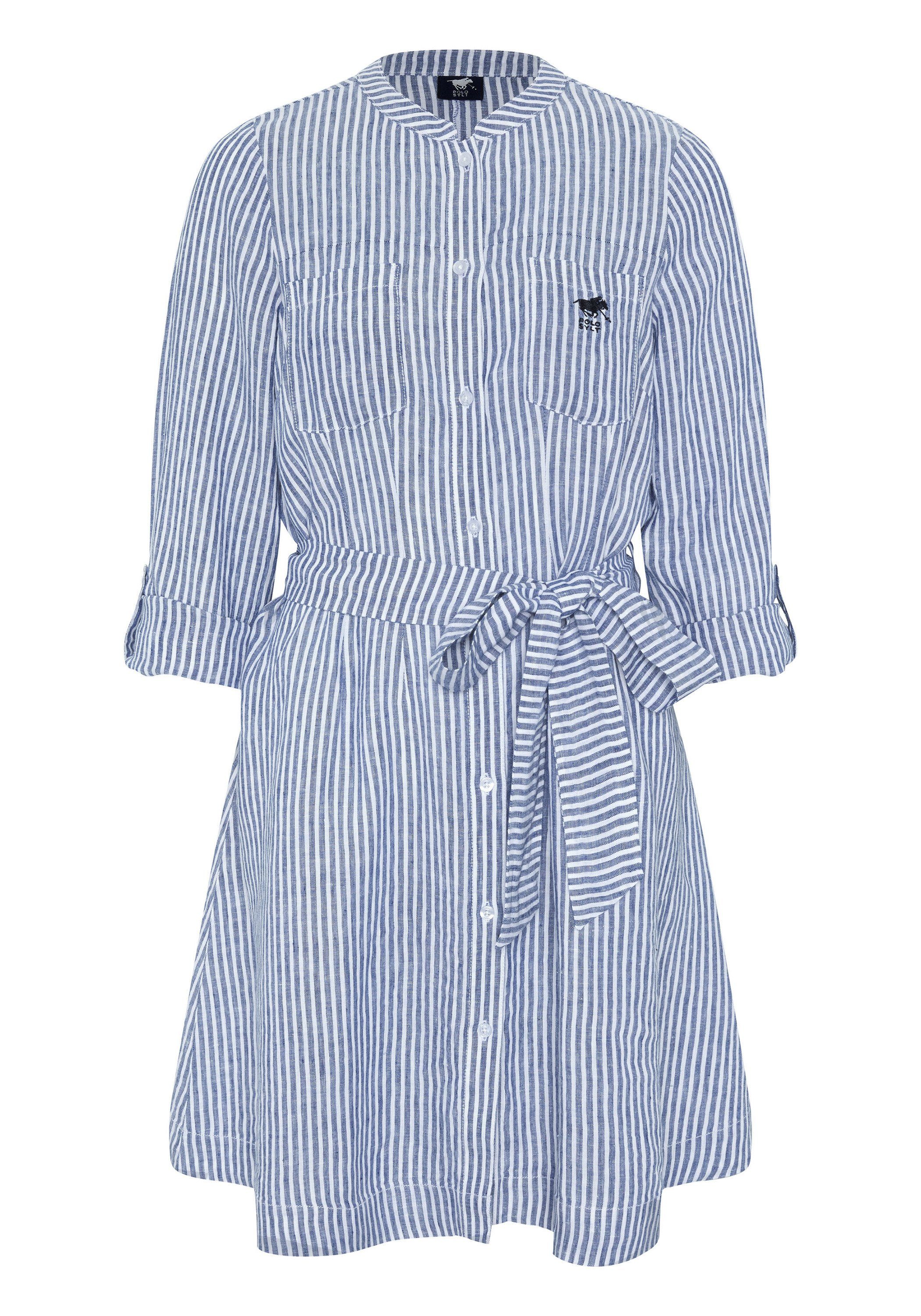 Polo Sylt Jerseykleid im Blusen-Stil mit Streifen