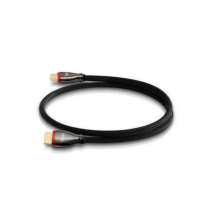 Teufel HDMI-2.1-Rundkabel 0,75 m Audio-Kabel, (75 cm)