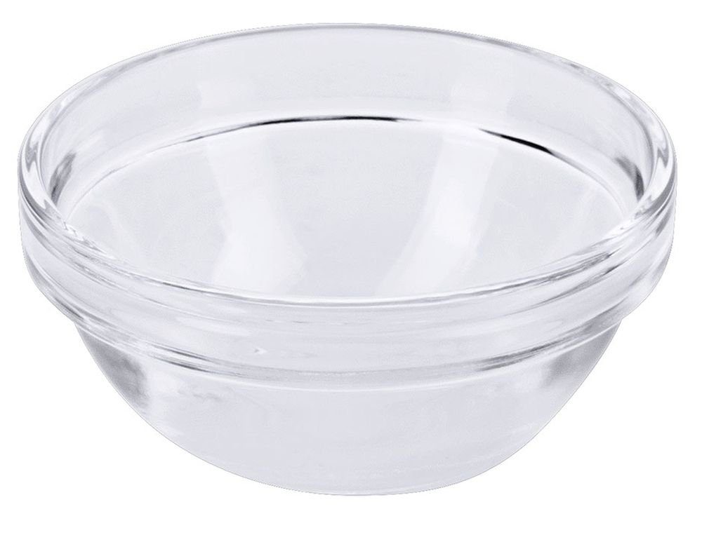 Contacto Servierschale, Glas, (1-tlg), Glasschale 50 ml Dipschälchen Ø7 cm