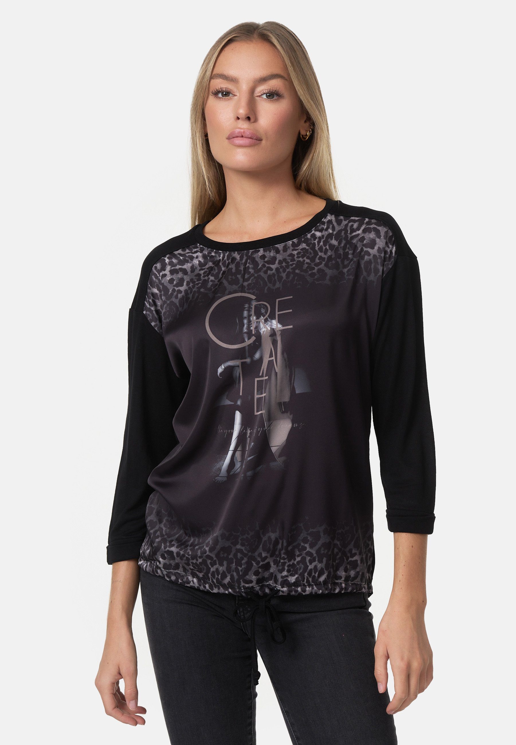 Decay Langarmshirt mit tollem Frontprint