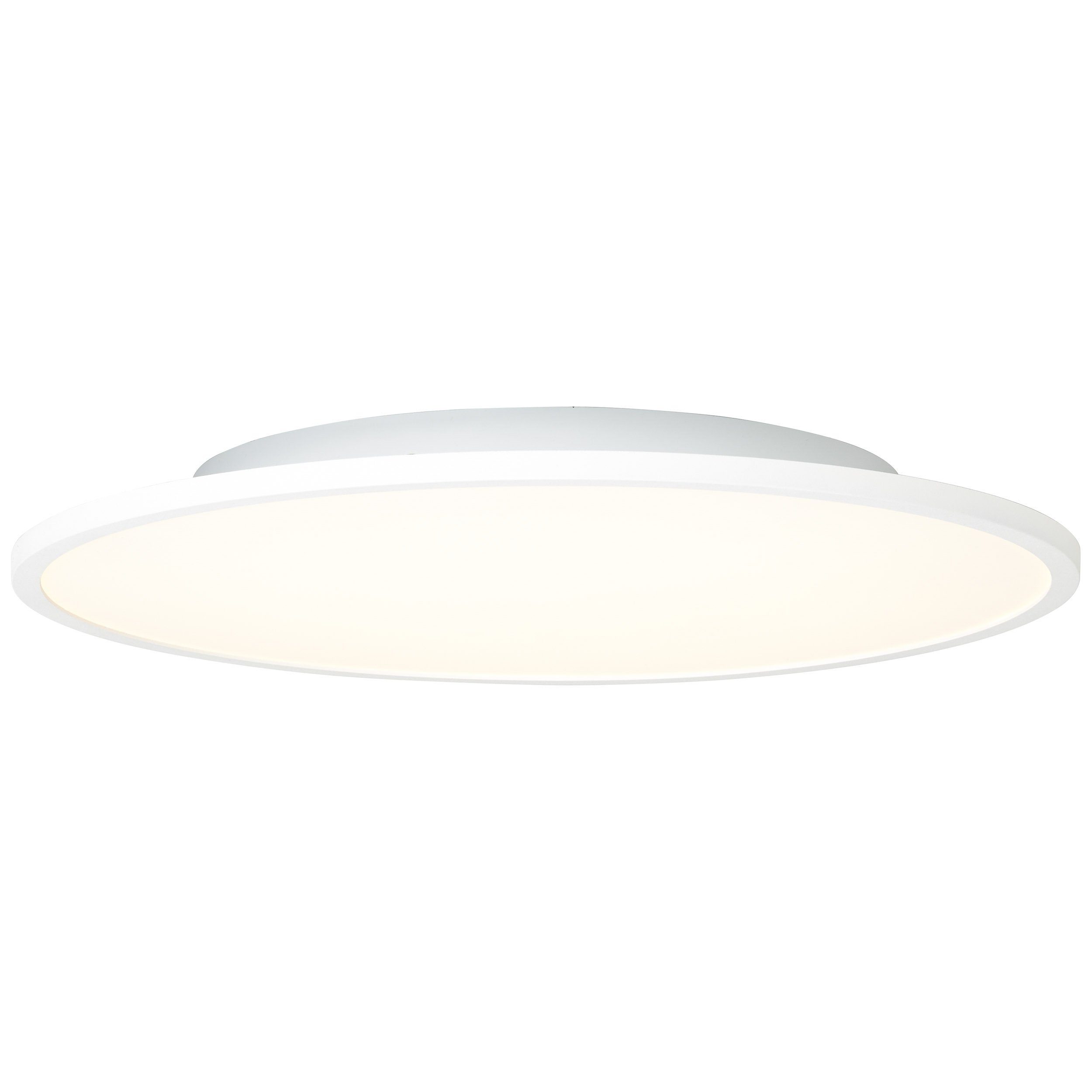 Brilliant Deckenleuchte Buffi, 2700K, Lampe Buffi LED Deckenaufbau-Paneel  45cm sand/weiß/warmweiß 1x 30W L