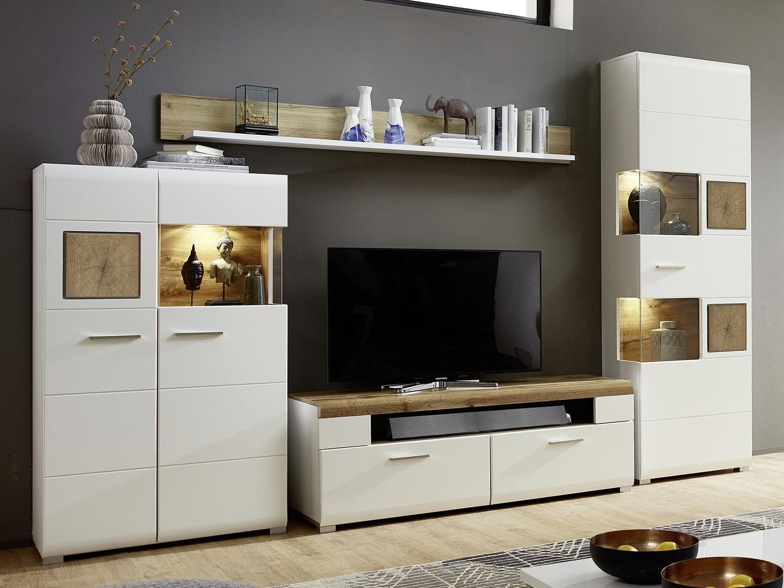 Innostyle Wohnwand 325 x 205 x 47 cm (B/H/T)