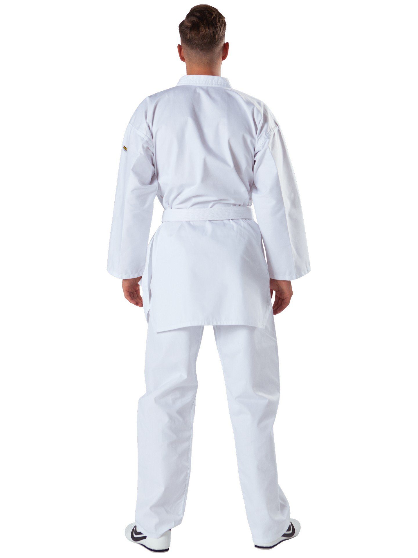 KWON Taekwondoanzug Song Taekwondo Anzug mit Gürtel Hose und Jacke Club Line (komplett, 3 Teile), Kinder, Erwachsene, Größen: 90 - 210 cm, weiß, 8 OZ – Bild 2 von 5