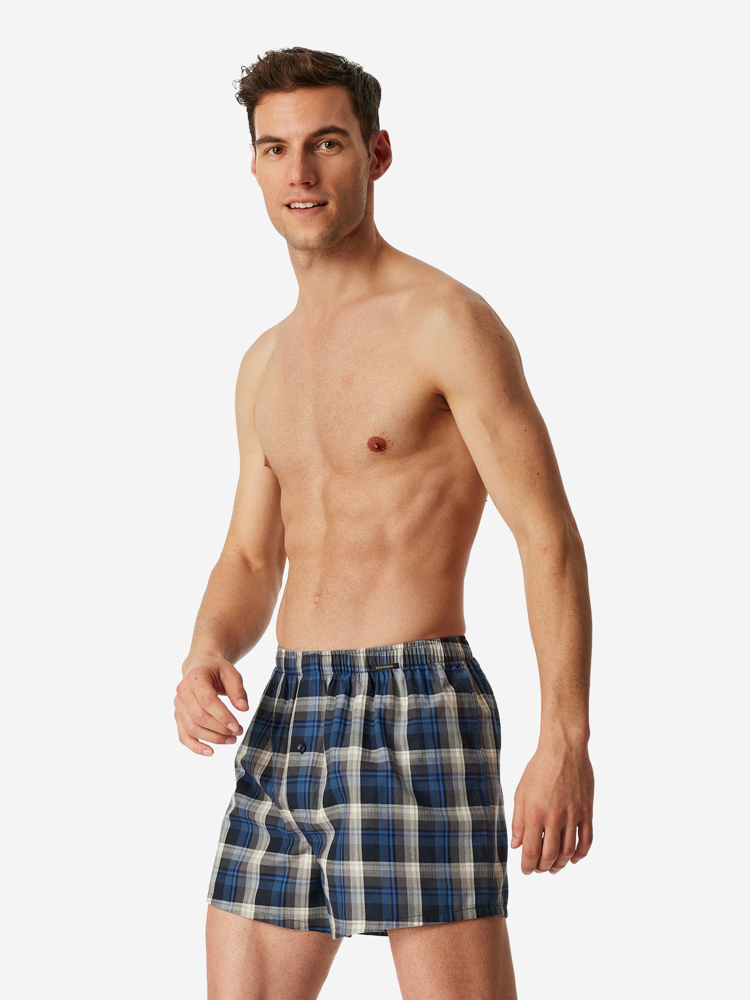 Schiesser Boxer Web (2-St) unterhose unterwäsche günstig online kaufen