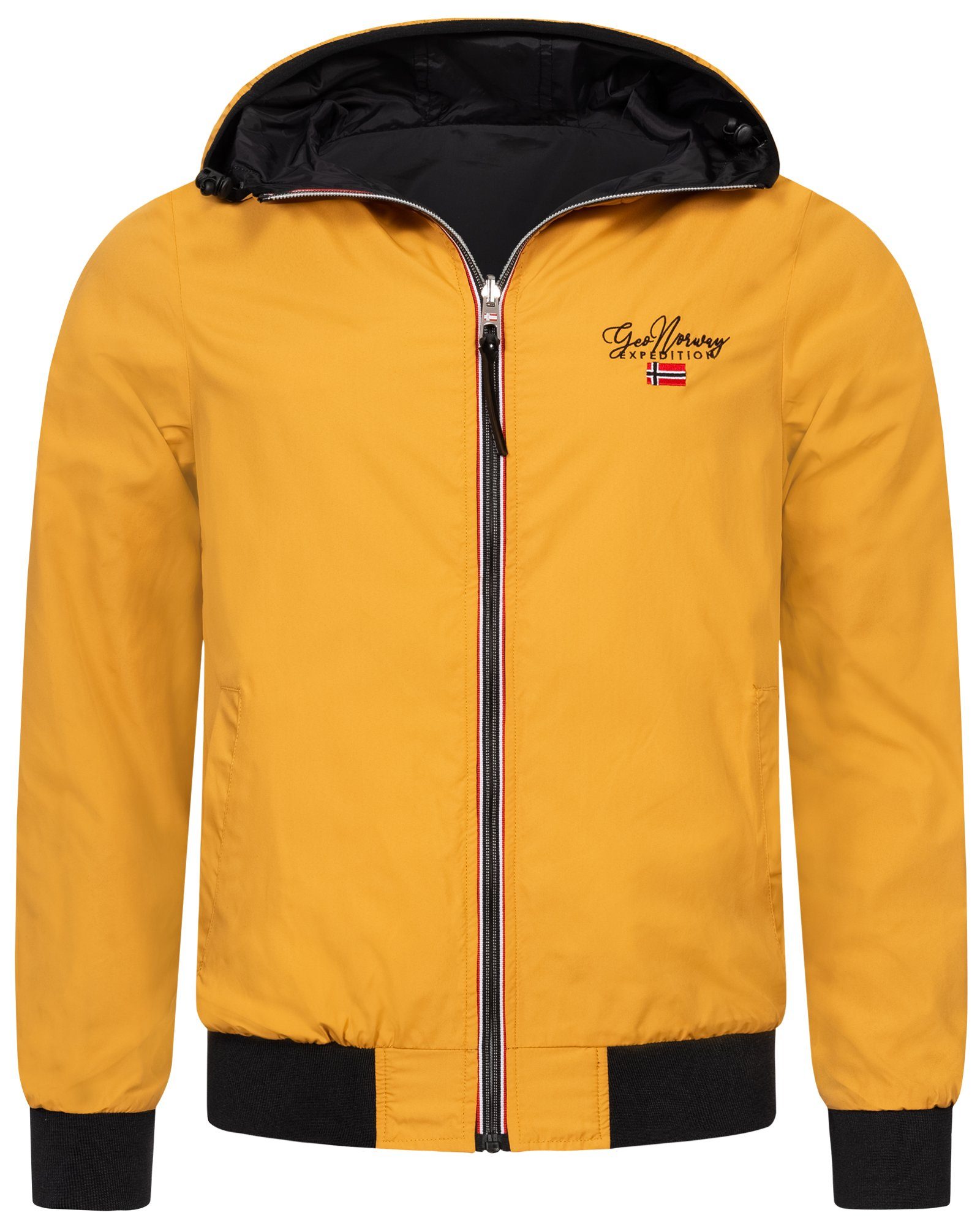Geographical Norway Blouson Übergangsjacke Herbst Windbreaker Blouson Sommer Wende Jacke – Bild 4 von 5
