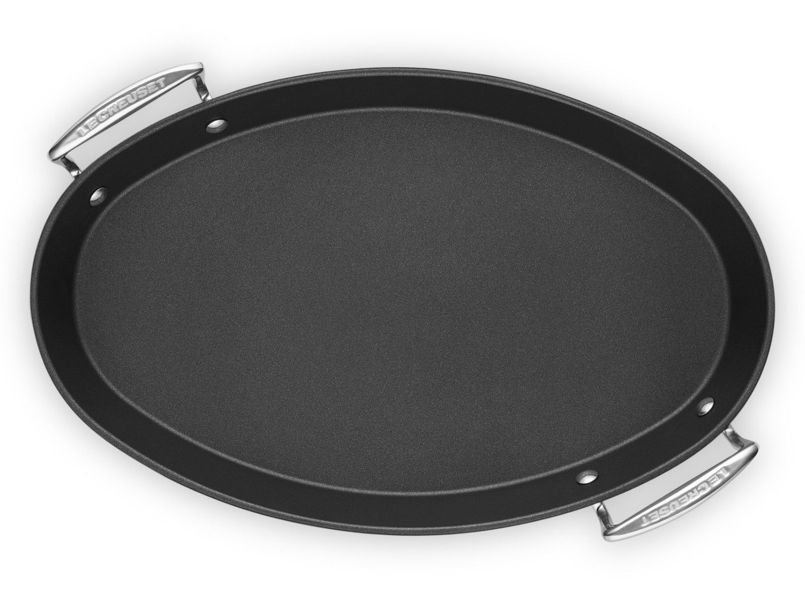 LE CREUSET Servierpfanne Aluminium-Antihaft Bratpfanne oval 40cm
