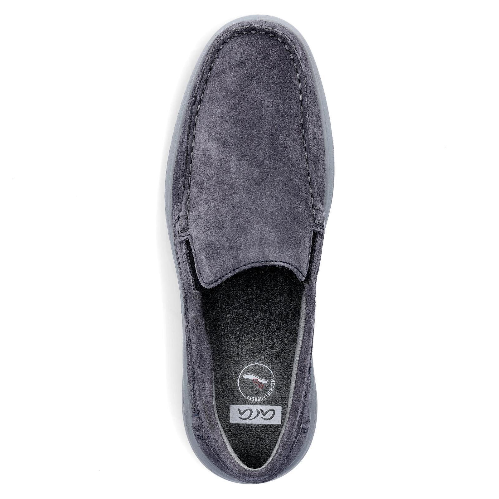 Ara Ara Herren Leder Slipper grau Slipper