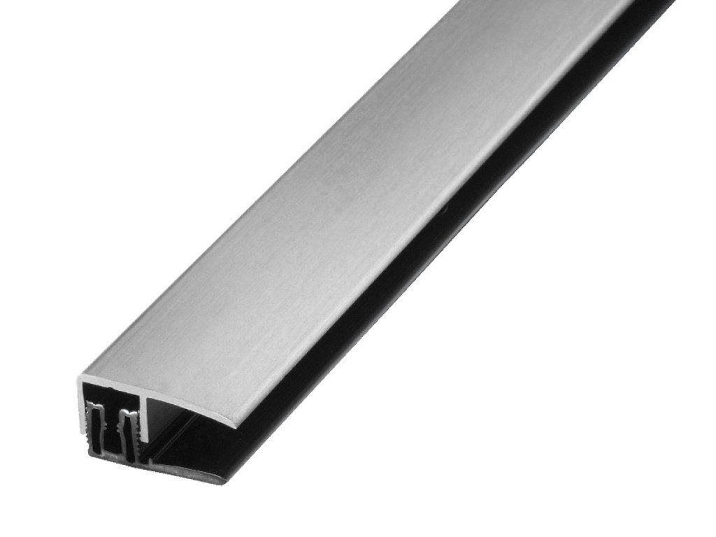 PROLINE Abschlussprofil Abschlussprofil PROVARIOclip Universal Aluminium eloxiert Edelstahl ge