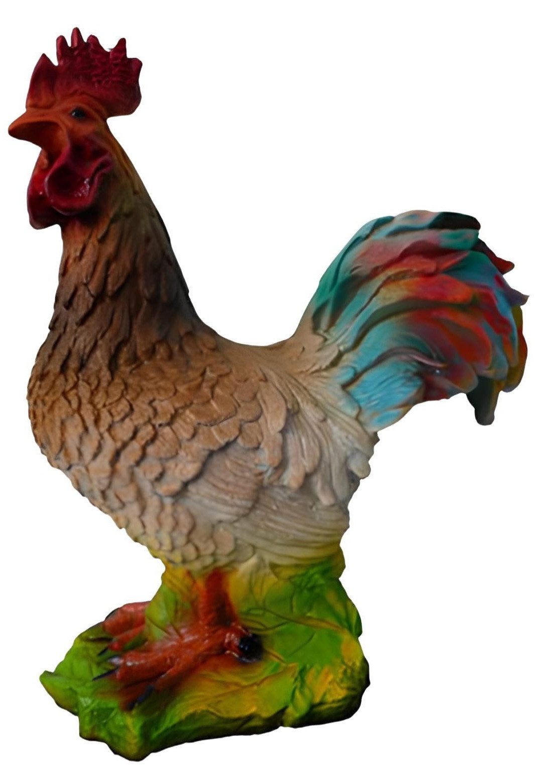 Xlmoebel Tierfigur Hühnchen Deko Figur aus hochwertigem Material für den Garten (Skulptur A322-38cm), Hergestellt in Europa