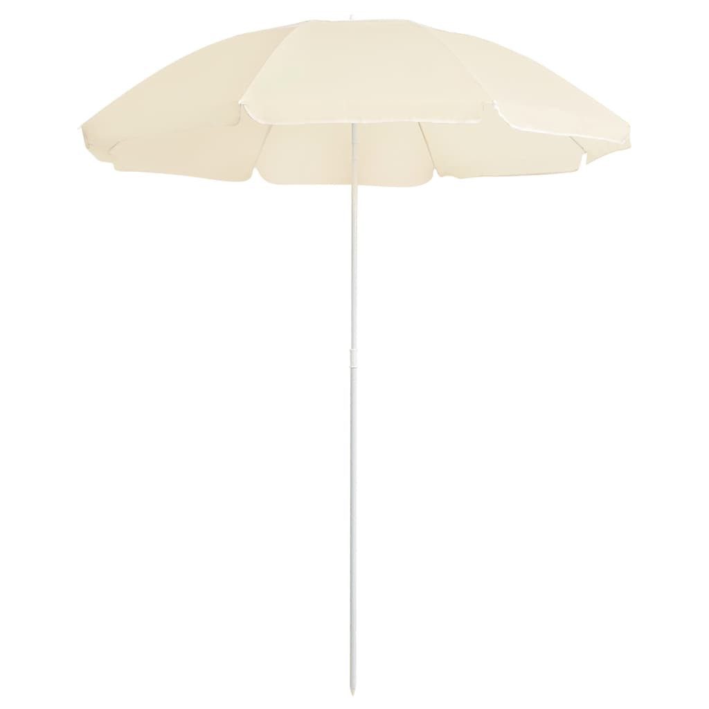 vidaXL Sonnenschirm Sonnenschirm mit Stahlmast Sandfarbe günstig online kaufen