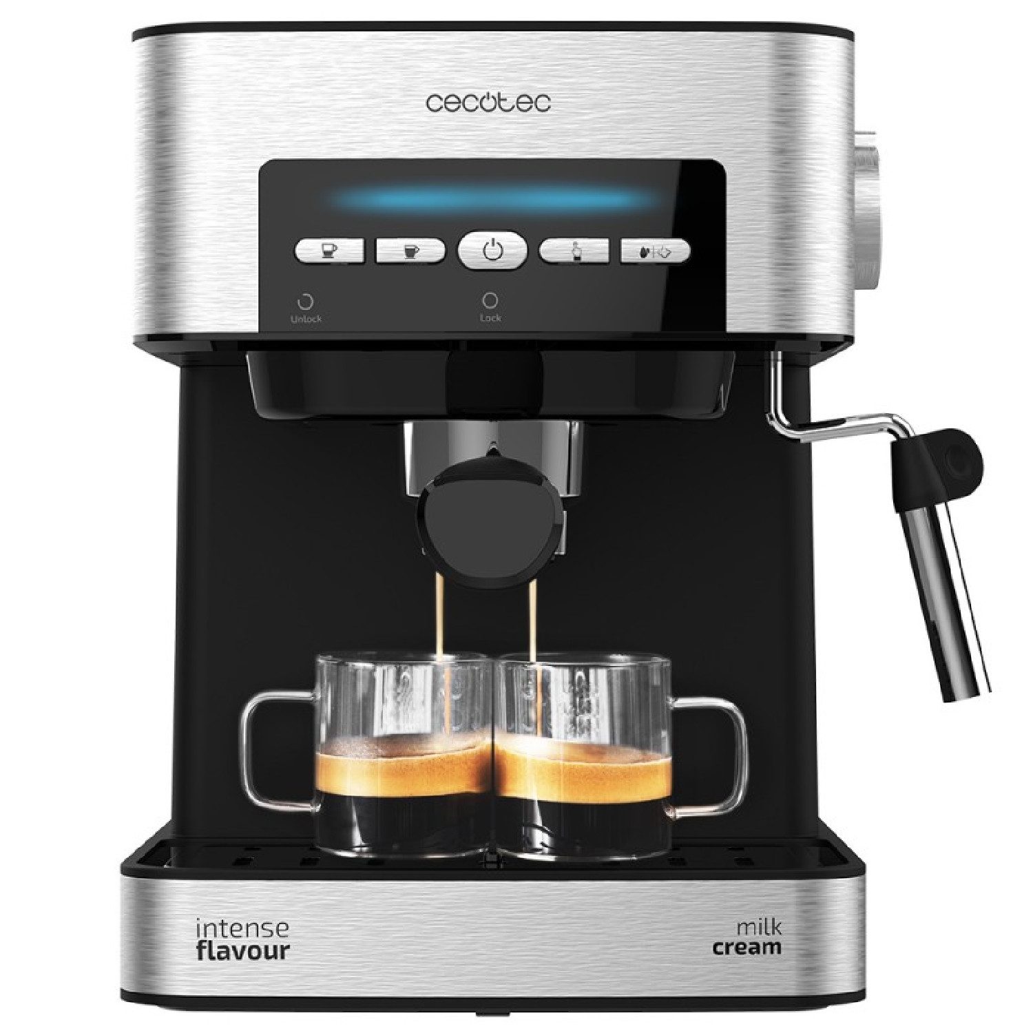 Cecotec Espressomaschine, 1.5l Kaffeekanne, Power Espresso 20 Matic