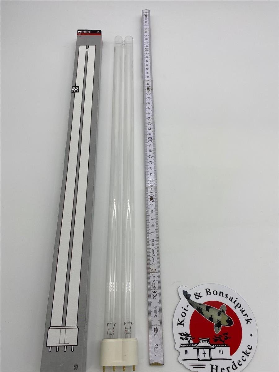 Philips UVC-Leuchtmittel Philips UVC Ersatzlampe PL-L 55 Watt 53,5cm für Oase Bitron Vitronic, PL-L, Packung, UVC Leuchtmittel