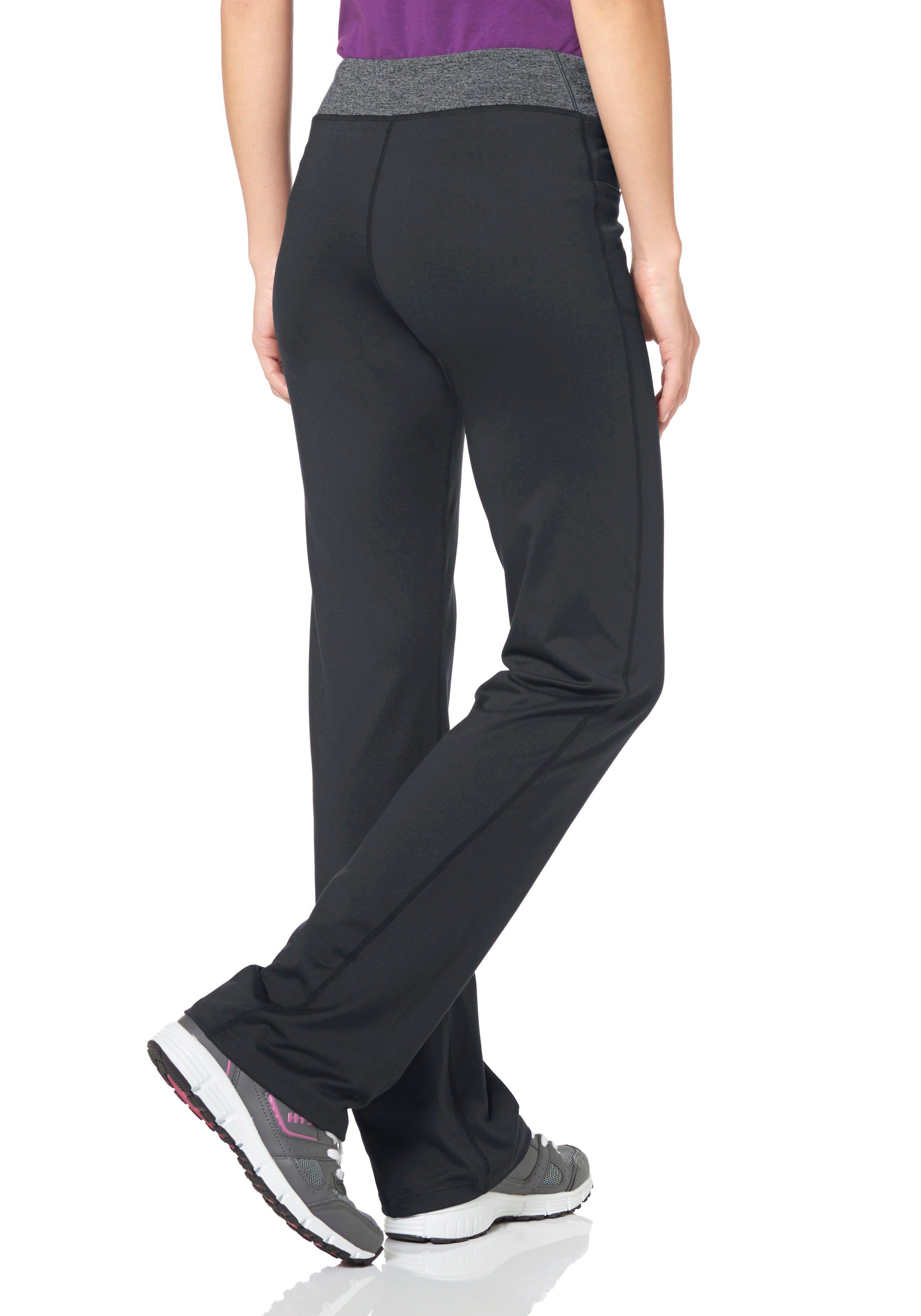 nachhaltigem Bund Jazzpants (Hose mit aus H.I.S aus schwarz K+L Material) recyceltem Material Wickeloptik