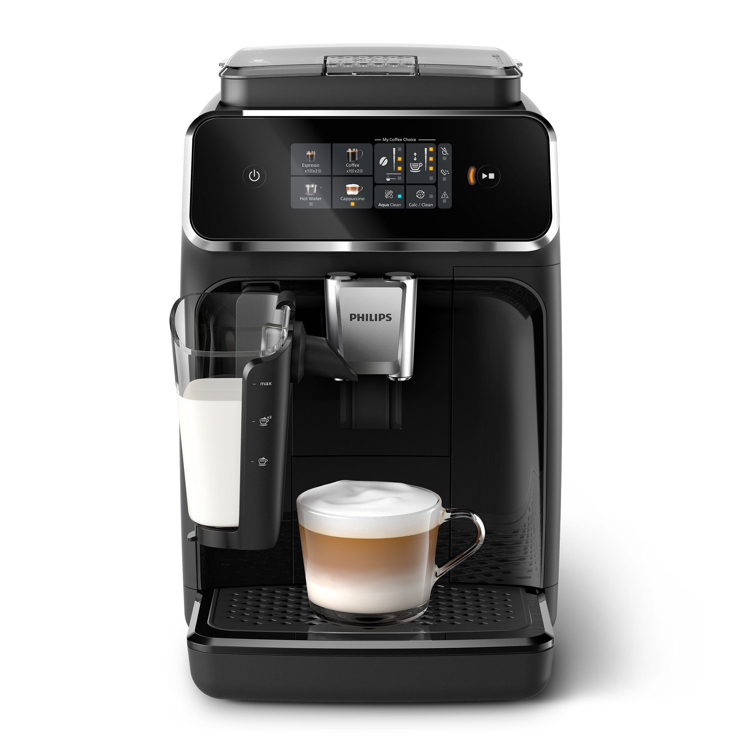 Philips Kaffeevollautomat EP2331/10 2300 Series, 4 Kaffeespezialitäten, mit LatteGo-Milchsystem