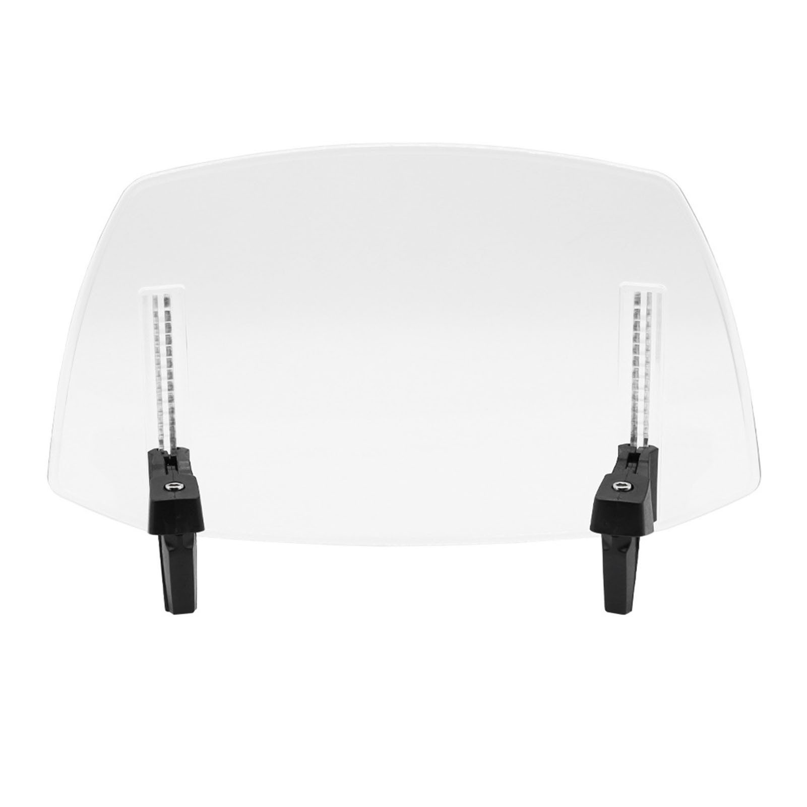 GARRYFIZH Grill-Windschutz Motorrad-Windschutzscheibenverlängerung, verstellbarer Windabweiser, Transparent, ABS, verstellbarer Clipverschluss