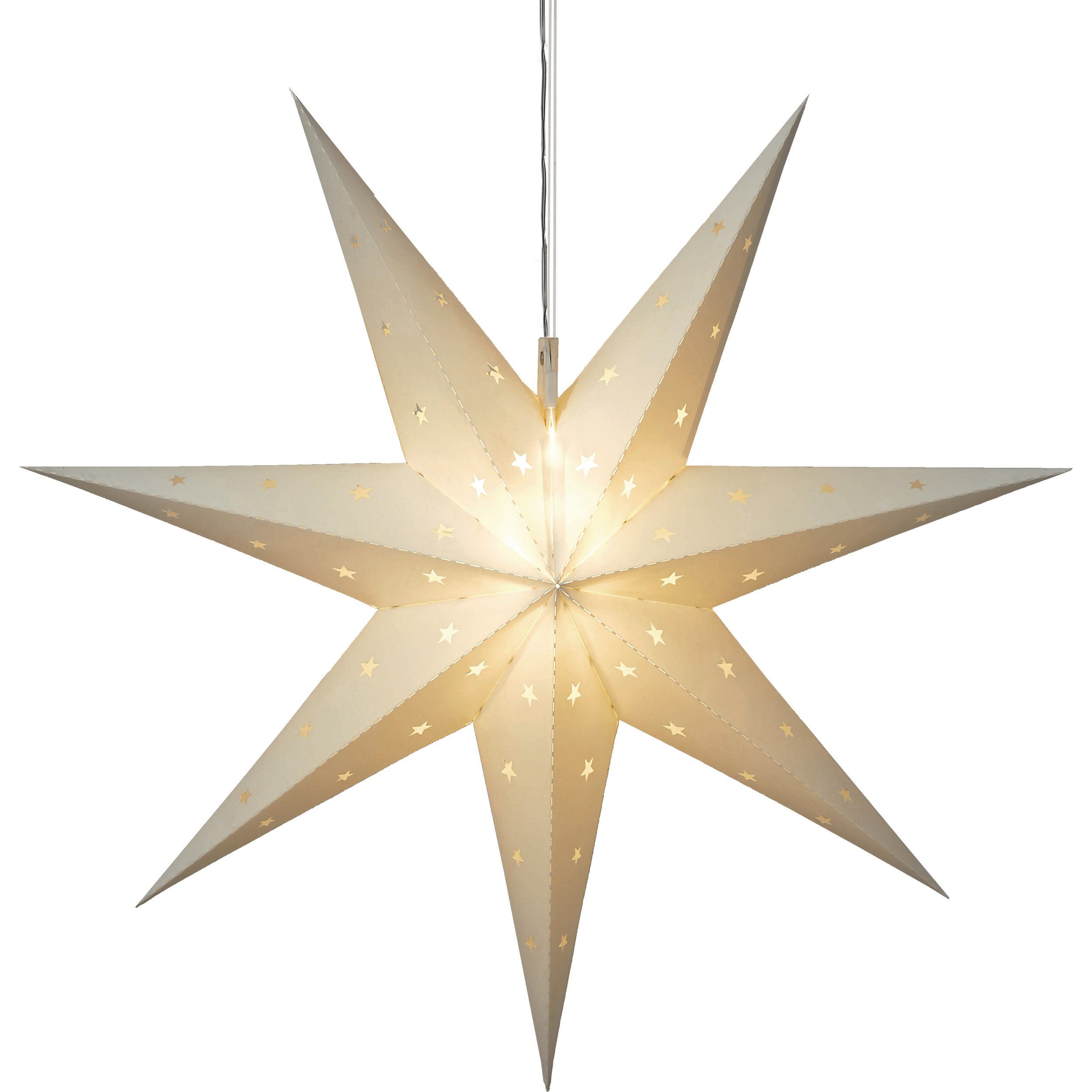 STAR TRADING LED Dekolicht Alice, LED Weihnachtsstern Alice 3D Stern Weihnachten für außen aus Kunststof
