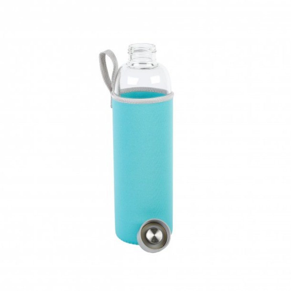 Habitat QD Trinkflasche Quad – 1 Liter, Türkis, Robust & Stylisch Für Unterwegs