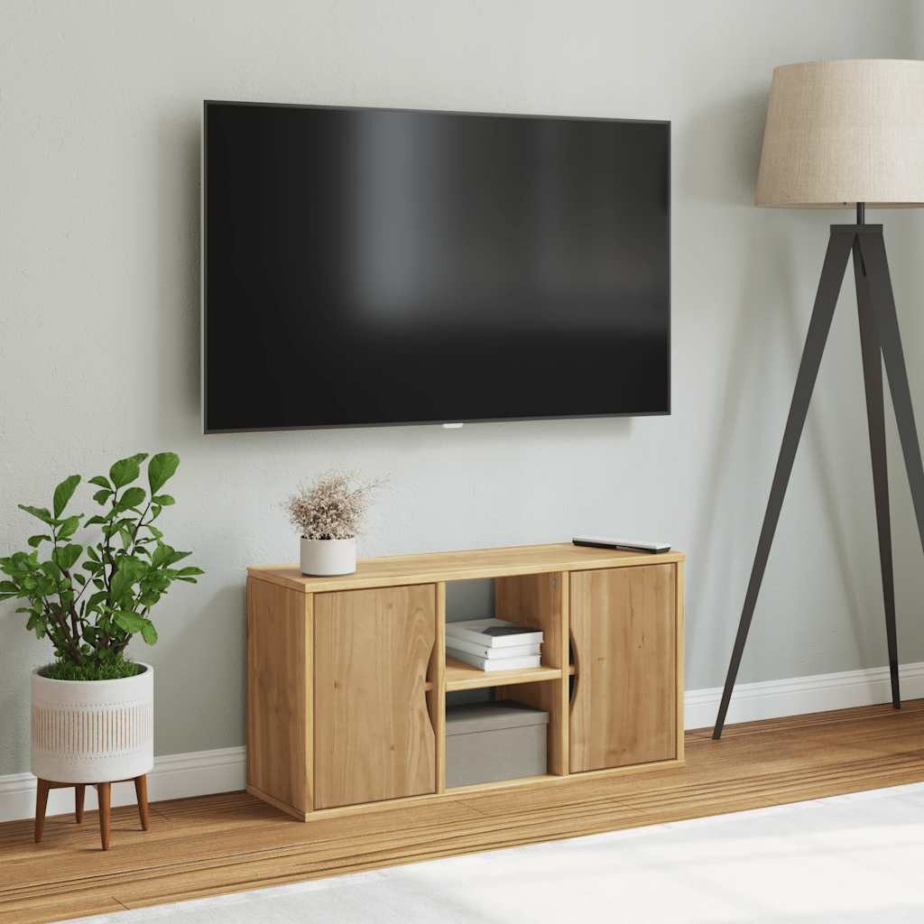 vidaXL TV-Schrank TV-Schrank ODDA 79x24x40 cm Massivholz Kiefer (1-St)