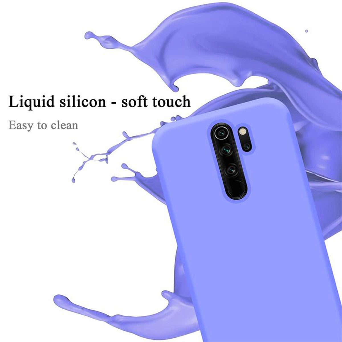 Cadorabo Handyhülle für Xiaomi RedMi NOTE 8 PRO Hülle Xiaomi RedMi NOTE 8 PRO, Flexible Hülle TPU Silikon Schutzhülle Back Cover Case