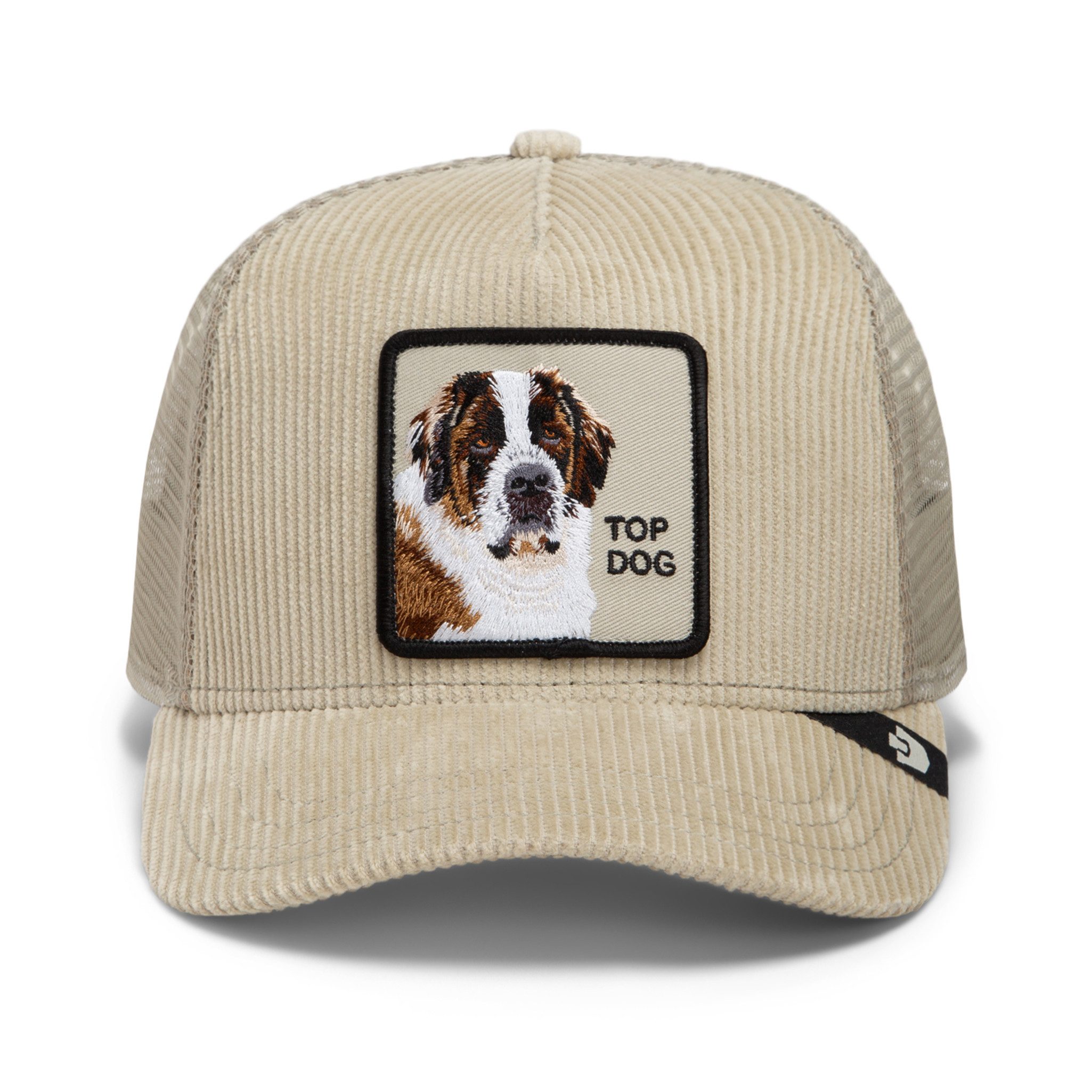 GOORIN Bros. Trucker Cap Goorin Bros. OG Trucker Cap Core Mesh Corduroy Top Dog Scout (Basecap, Basecap, Meshcap, Trucker Kappe)