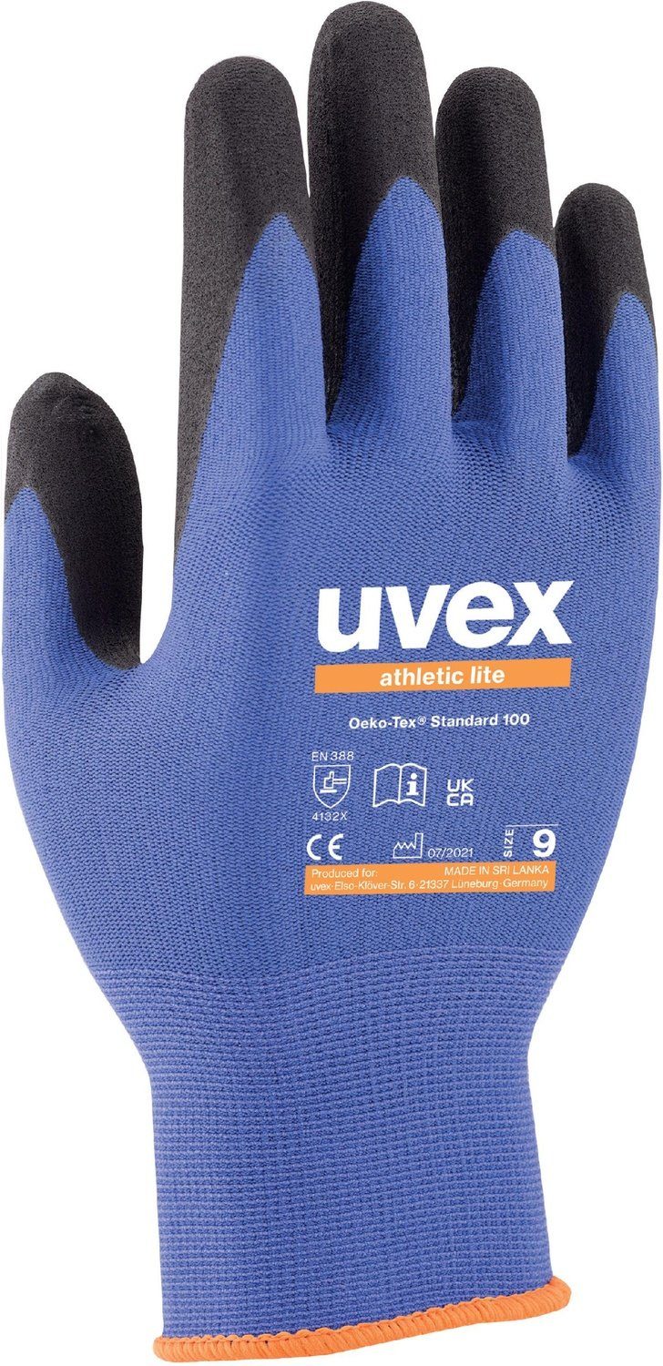 Uvex Arbeitshandschuh-Set Schwarz