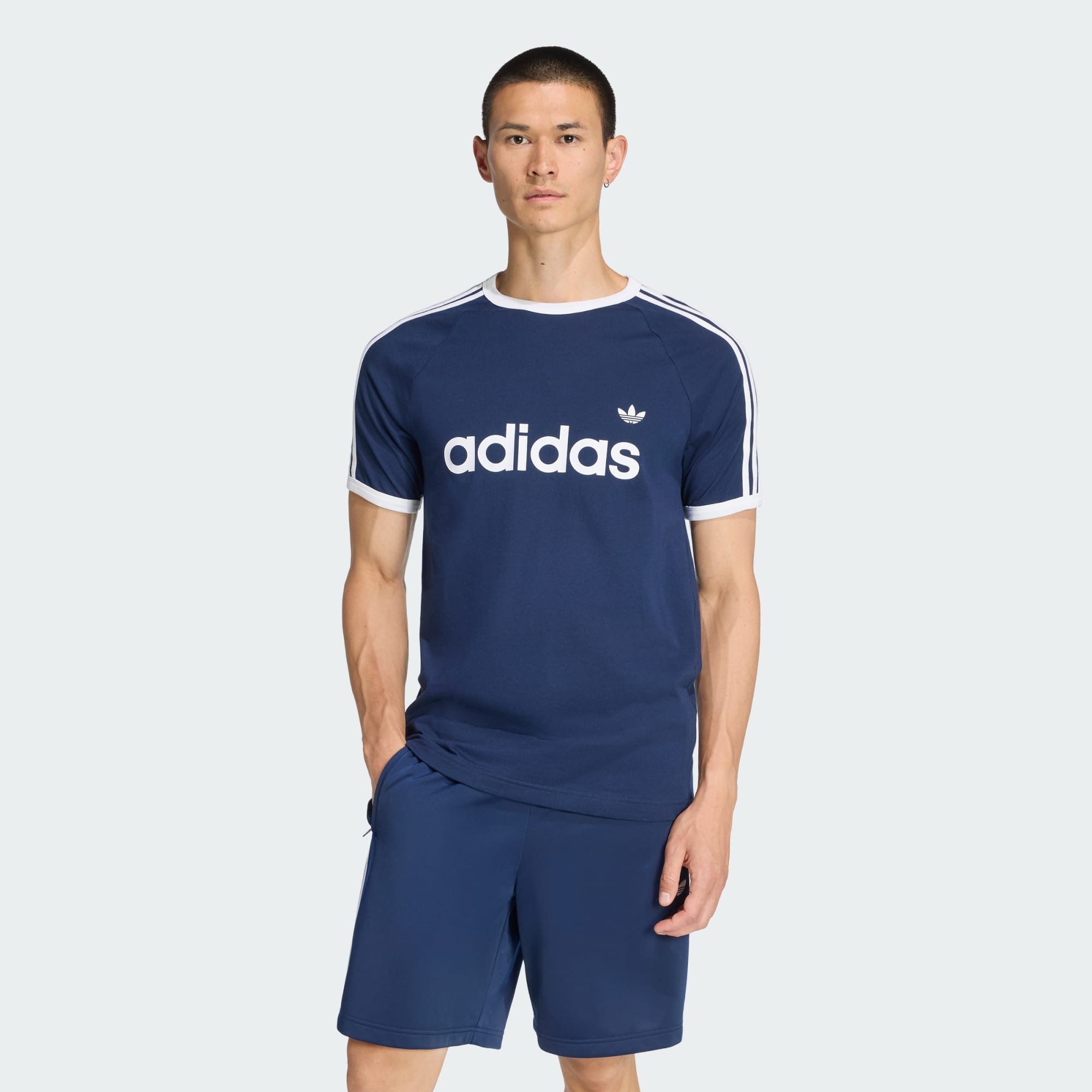 T-Shirt 3-STREIFEN SLIM RINGER T-SHIRT