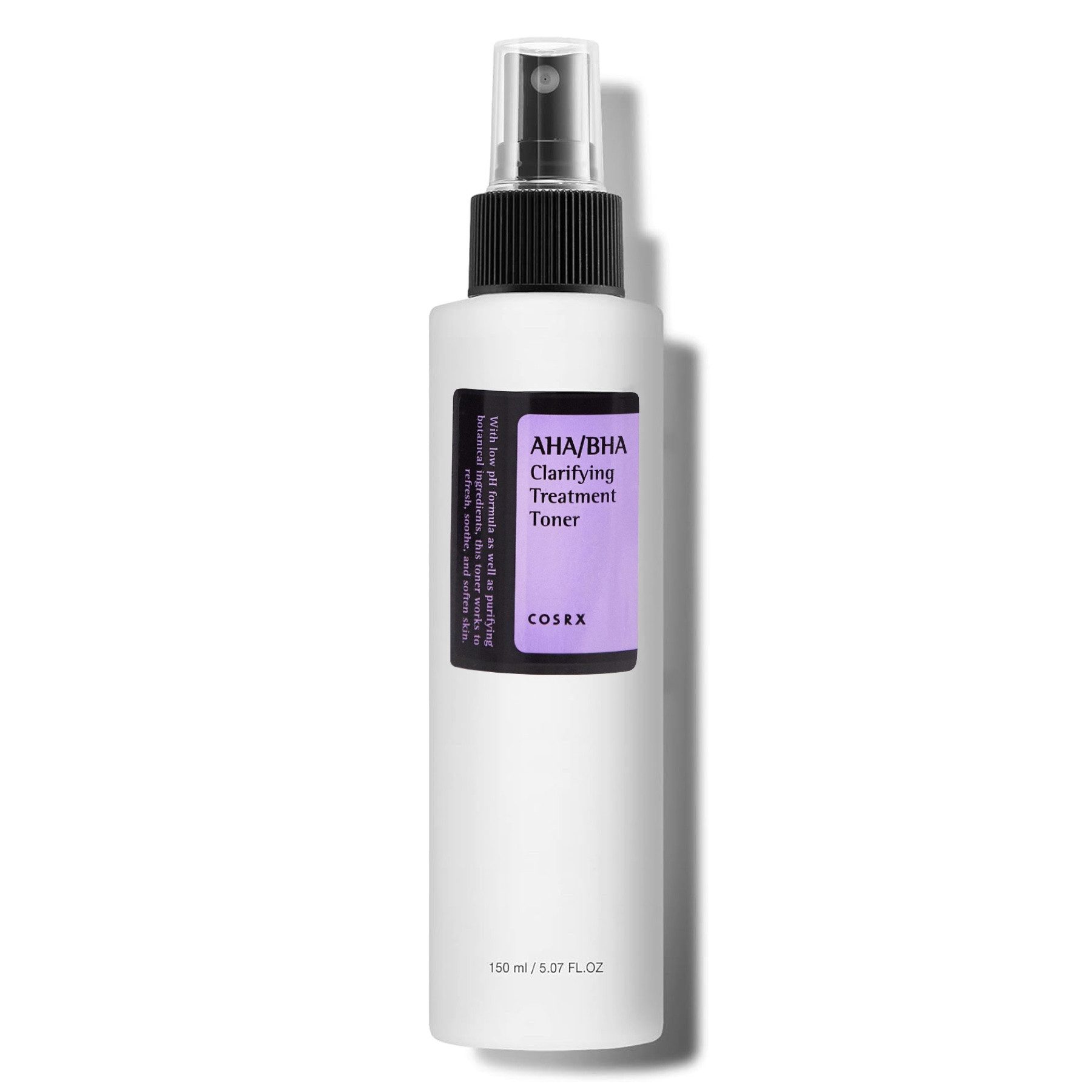 Cosrx Gesichtswasser COSRX AHA/BHA Clarifying Treatment Toner Korean Skincare 150ml, 1-tlg., Akne, Make-up Entferner, Mitesser, Gesichtspflege
